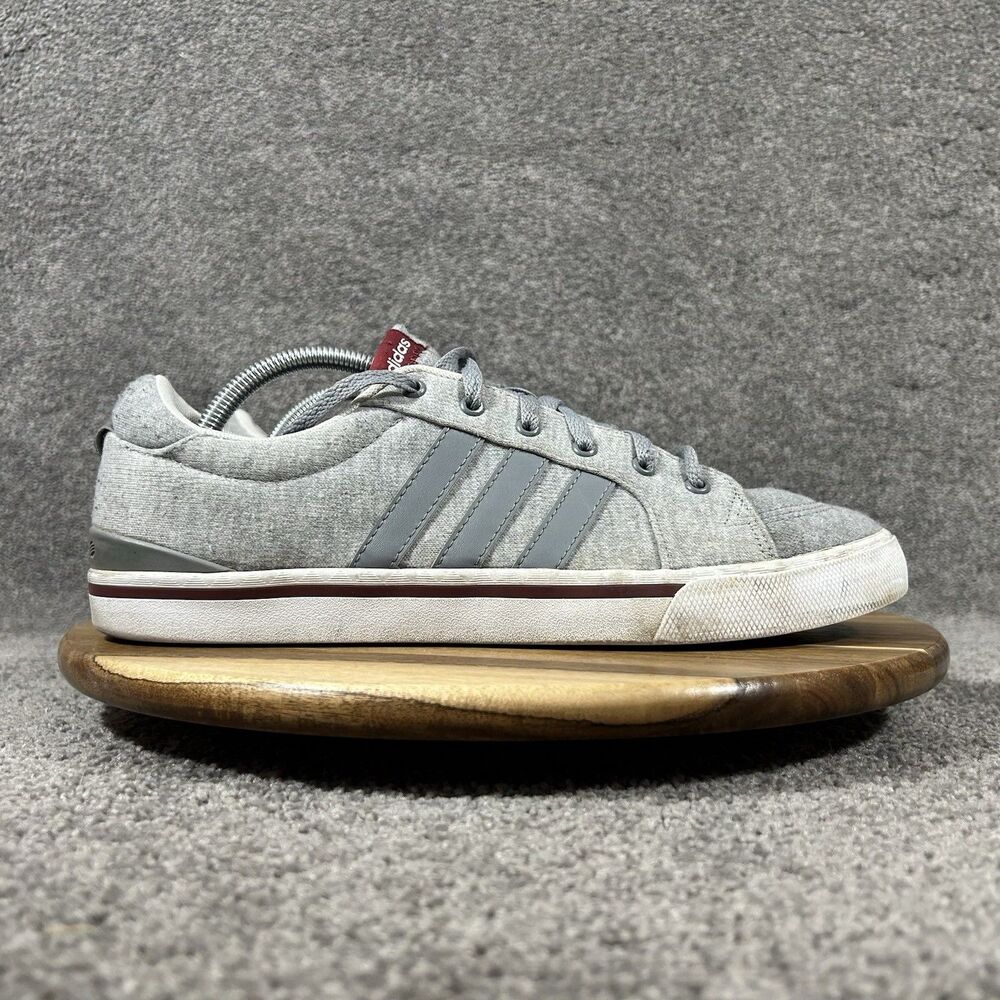 Adidas ST Neo Daily Mens Size 10.5 Gray Casual Athletic Skate Shoes Used